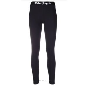 Authentic Palm angels logo print leggings